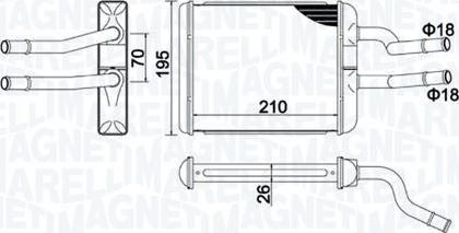 Magneti Marelli 350218500000 - Lämmityslaitteen kenno inparts.fi