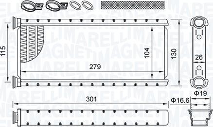 Magneti Marelli 350218514000 - Lämmityslaitteen kenno inparts.fi