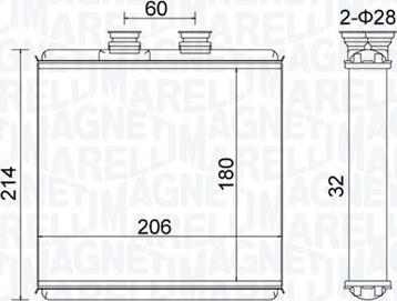 Magneti Marelli 350218510000 - Lämmityslaitteen kenno inparts.fi