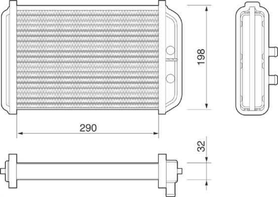 Magneti Marelli 350218068000 - Lämmityslaitteen kenno inparts.fi