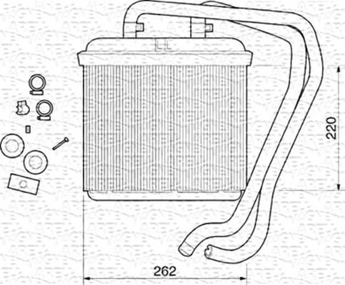 Magneti Marelli 350218071000 - Lämmityslaitteen kenno inparts.fi