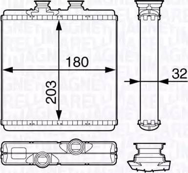 Magneti Marelli 350218349000 - Lämmityslaitteen kenno inparts.fi