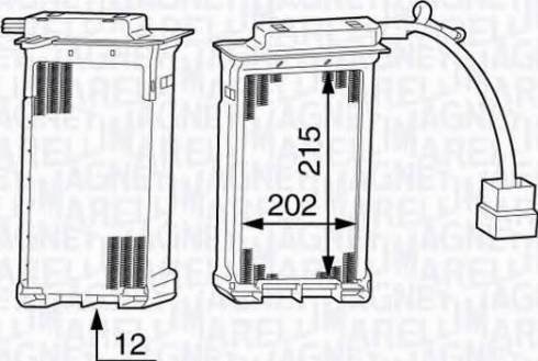 Magneti Marelli 350218342000 - Lämmityslaitteen kenno inparts.fi