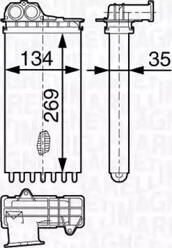 Magneti Marelli 350218359000 - Lämmityslaitteen kenno inparts.fi