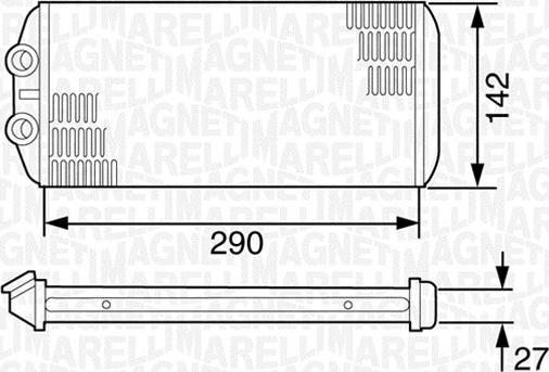 Magneti Marelli 350218306000 - Lämmityslaitteen kenno inparts.fi