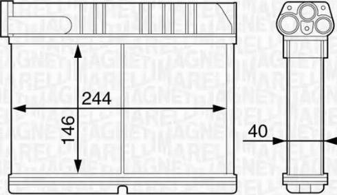 Magneti Marelli 350218314000 - Lämmityslaitteen kenno inparts.fi