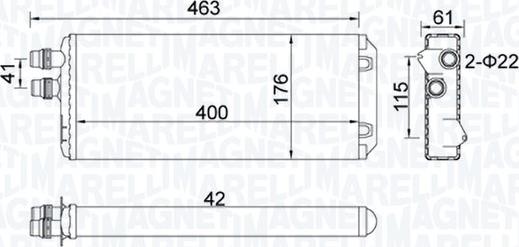 Magneti Marelli 350218325000 - Lämmityslaitteen kenno inparts.fi