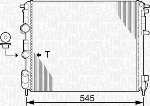 Magneti Marelli 350213990000 - Jäähdytin,moottorin jäähdytys inparts.fi