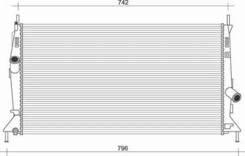 Magneti Marelli 350213920000 - Jäähdytin,moottorin jäähdytys inparts.fi