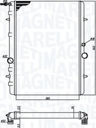 Magneti Marelli 350213191900 - Jäähdytin,moottorin jäähdytys inparts.fi