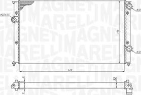 Magneti Marelli 350213191200 - Jäähdytin,moottorin jäähdytys inparts.fi