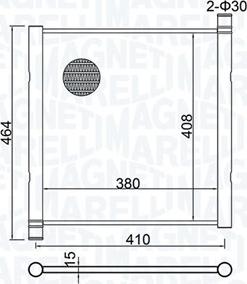 Magneti Marelli 350213151900 - Jäähdytin,moottorin jäähdytys inparts.fi