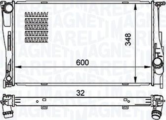 Magneti Marelli 350213157500 - Jäähdytin,moottorin jäähdytys inparts.fi