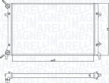 Magneti Marelli 350213166900 - Jäähdytin,moottorin jäähdytys inparts.fi