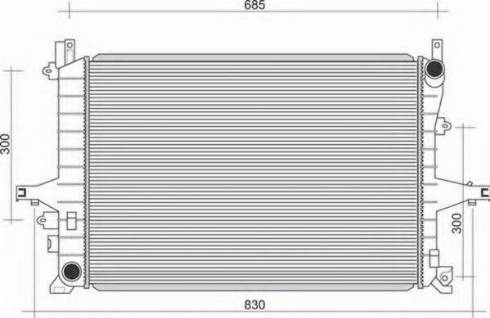 Magneti Marelli 350213117100 - Jäähdytin,moottorin jäähdytys inparts.fi