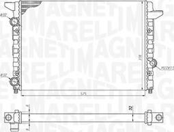 Magneti Marelli 350213185400 - Jäähdytin,moottorin jäähdytys inparts.fi