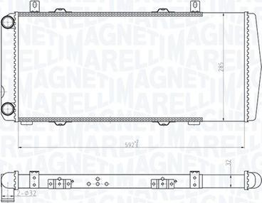Magneti Marelli 350213180100 - Jäähdytin,moottorin jäähdytys inparts.fi