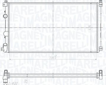 Magneti Marelli 350213181500 - Jäähdytin,moottorin jäähdytys inparts.fi