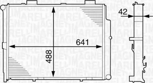 Magneti Marelli 350213122600 - Jäähdytin,moottorin jäähdytys inparts.fi