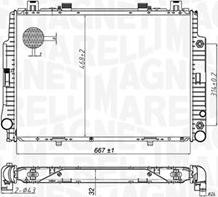 Magneti Marelli 350213174700 - Jäähdytin,moottorin jäähdytys inparts.fi