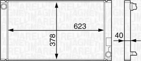 Magneti Marelli 350213859000 - Jäähdytin,moottorin jäähdytys inparts.fi