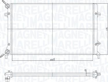 Magneti Marelli 350213853000 - Jäähdytin,moottorin jäähdytys inparts.fi