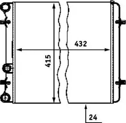 Magneti Marelli 350213804000 - Jäähdytin,moottorin jäähdytys inparts.fi