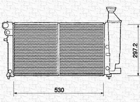 Magneti Marelli 350213374000 - Jäähdytin,moottorin jäähdytys inparts.fi