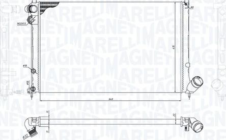 Magneti Marelli 350213200100 - Jäähdytin,moottorin jäähdytys inparts.fi