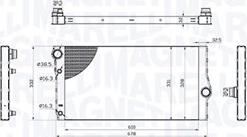 Magneti Marelli 350213214600 - Jäähdytin,moottorin jäähdytys inparts.fi