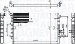 Magneti Marelli 350213214000 - Jäähdytin,moottorin jäähdytys inparts.fi