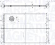 Magneti Marelli 350213217400 - Jäähdytin,moottorin jäähdytys inparts.fi