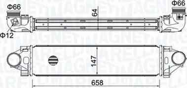 Magneti Marelli 351319204990 - Välijäähdytin inparts.fi