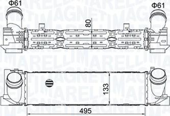 Magneti Marelli 351319204900 - Välijäähdytin inparts.fi