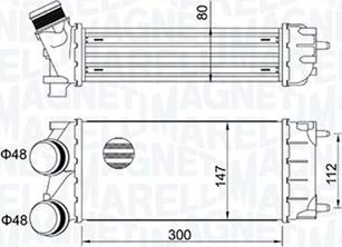 Magneti Marelli 351319204920 - Välijäähdytin inparts.fi