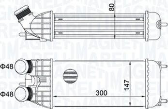 Magneti Marelli 351319204470 - Välijäähdytin inparts.fi