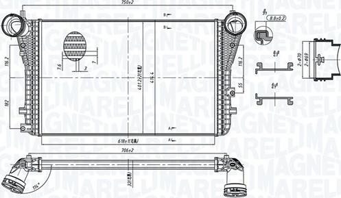 Magneti Marelli 351319204040 - Välijäähdytin inparts.fi