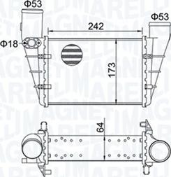 Magneti Marelli 351319204070 - Välijäähdytin inparts.fi