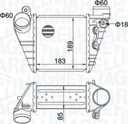 Magneti Marelli 351319204830 - Välijäähdytin inparts.fi