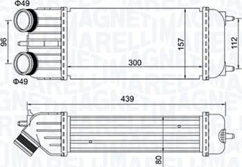 Magneti Marelli 351319204250 - Välijäähdytin inparts.fi