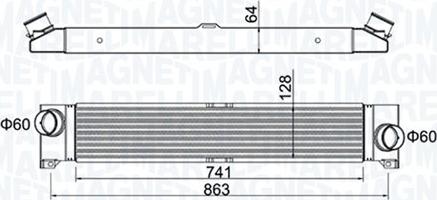 Magneti Marelli 351319204230 - Välijäähdytin inparts.fi