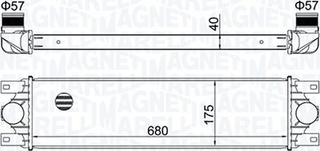 Magneti Marelli 351319204780 - Välijäähdytin inparts.fi