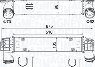 Magneti Marelli 351319205460 - Välijäähdytin inparts.fi