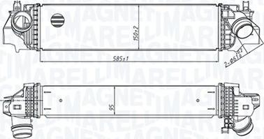 Magneti Marelli 351319205560 - Välijäähdytin inparts.fi