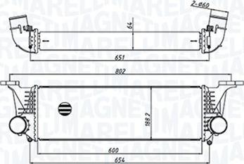 Magneti Marelli 351319205500 - Välijäähdytin inparts.fi