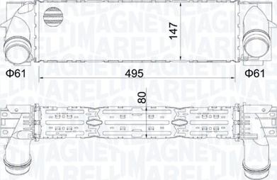 Magneti Marelli 351319205610 - Välijäähdytin inparts.fi