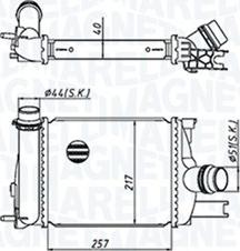 Magneti Marelli 351319205390 - Välijäähdytin inparts.fi