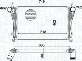 Magneti Marelli 351319205370 - Välijäähdytin inparts.fi