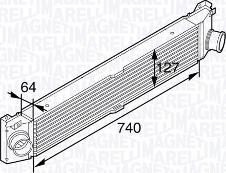 Magneti Marelli 351319201990 - Välijäähdytin inparts.fi