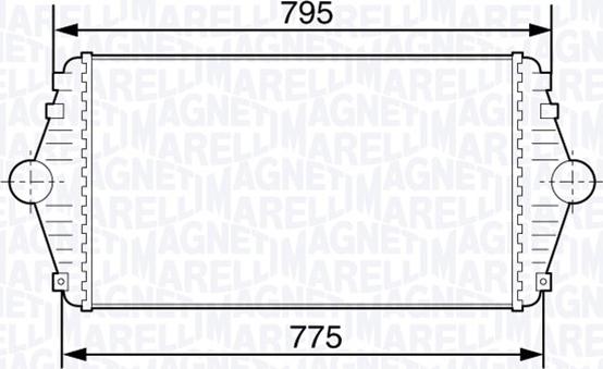 Magneti Marelli 351319203430 - Välijäähdytin inparts.fi